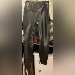 Vegan leather leggings